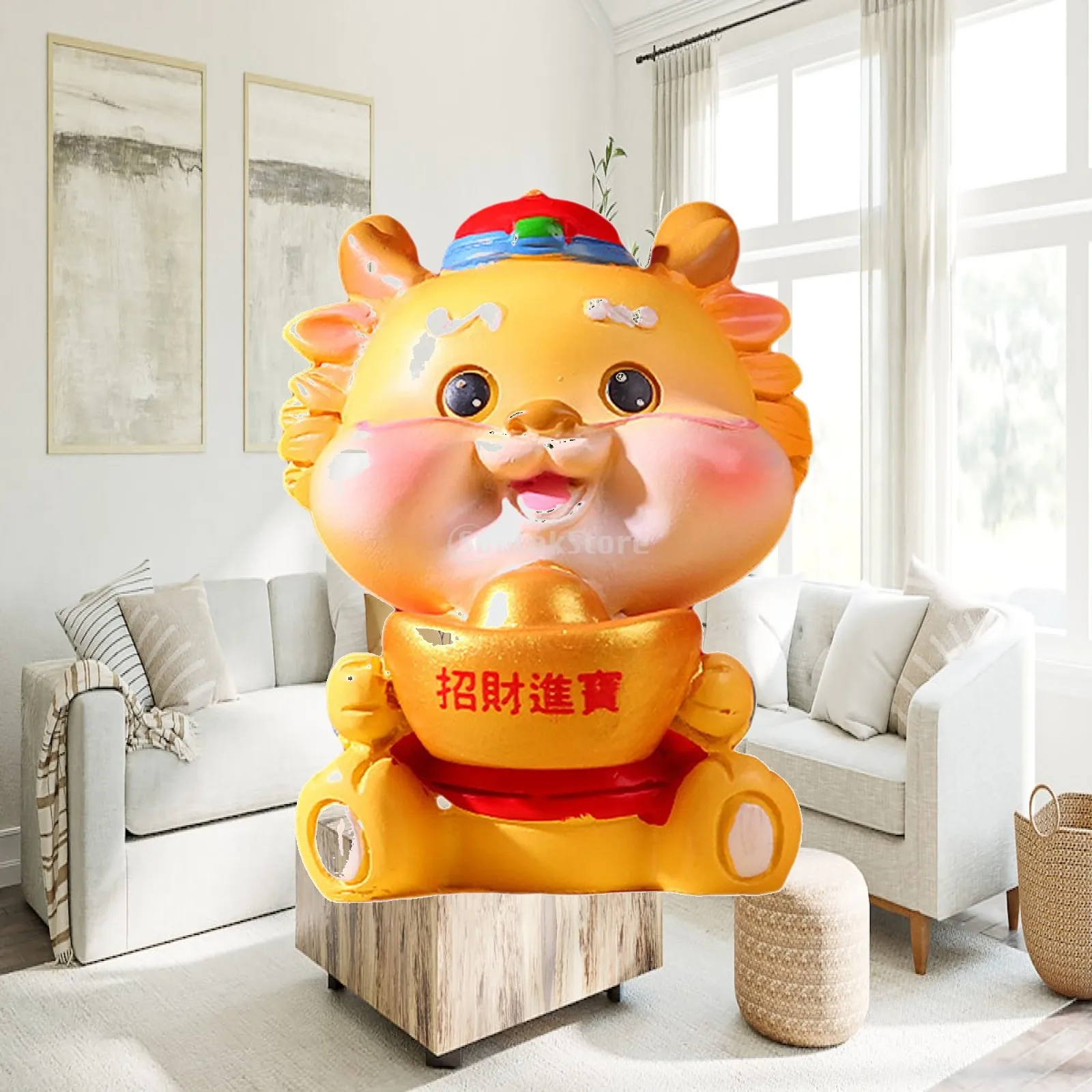 Dragon Figurine Car Dashboard Decoration for Bedroom Living Room Apartment