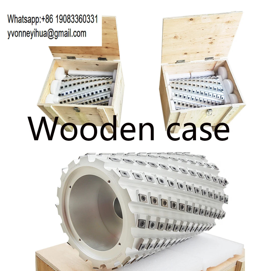 

Custom Diameter Light Cut 15x15x2.5 Low Noise Spiral Cutter Head Planner For Carpentry