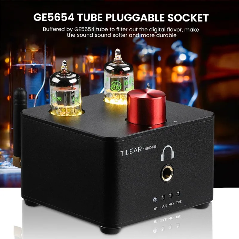 真空ベースと受信機を備えたデコーダーとアンプ,S9023,Bluetooth,qcc3034,USB,Diag5654