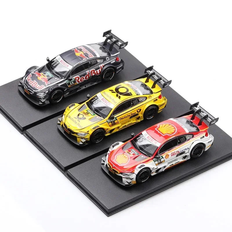 Coche de carreras BMW M4 1:43, vehículo en miniatura de Metal fundido a presión, coche de juguete para niños, regalo para niños V1