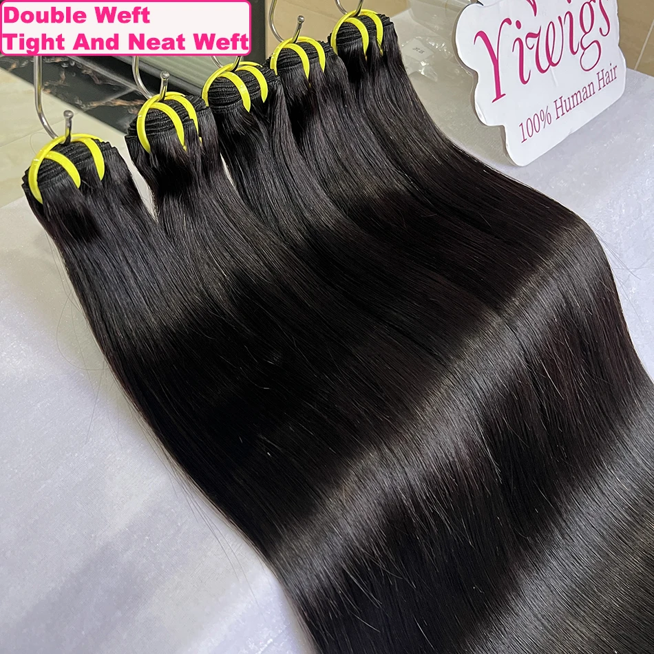 Sophia-Bundles de cheveux humains cousus, extensions de tissage de cheveux bruts non transformés, offres de 3 faisceaux, qualité 12A, vietnamien,