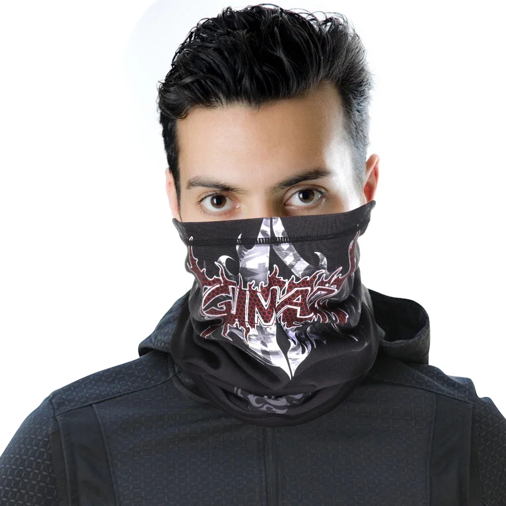 Cold Weather Motorcycle Bandana Skiing Cycling Bicycle Motocross Half Face Cover Windproof Warm Neck Tube Scarf Mask Protection