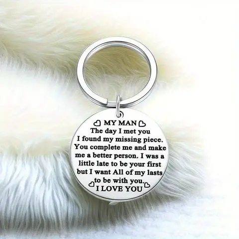 2 पीस 10 best sales प्रेम चाबी का गुच्छा - №5