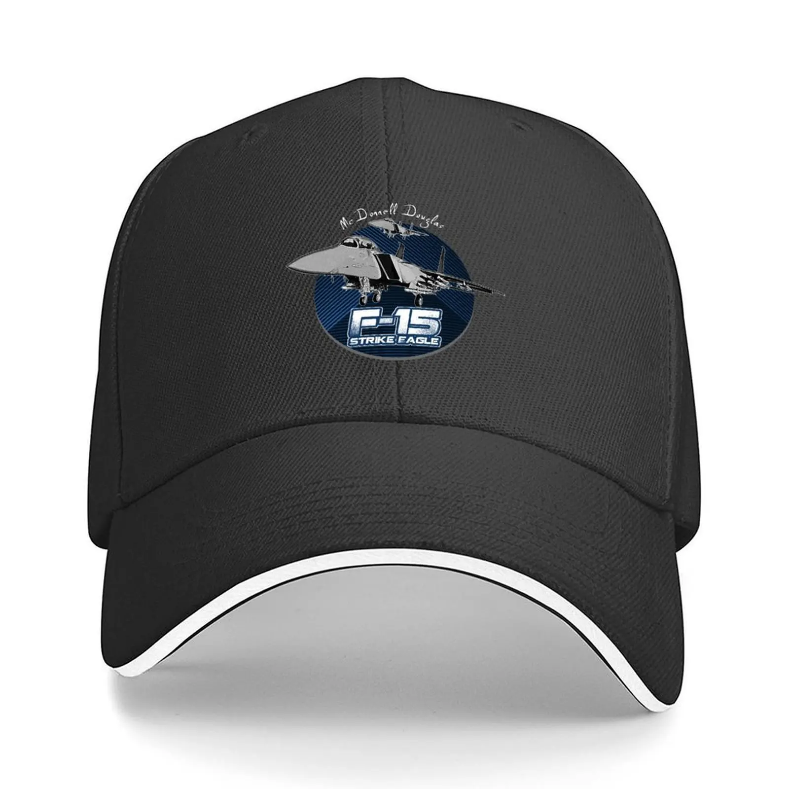 

McDonell Douglas F-15 Eagle Strike Fighterjet Aircraft Baseball Cap derby hat party Hat Military Cap Man Caps Male Women's