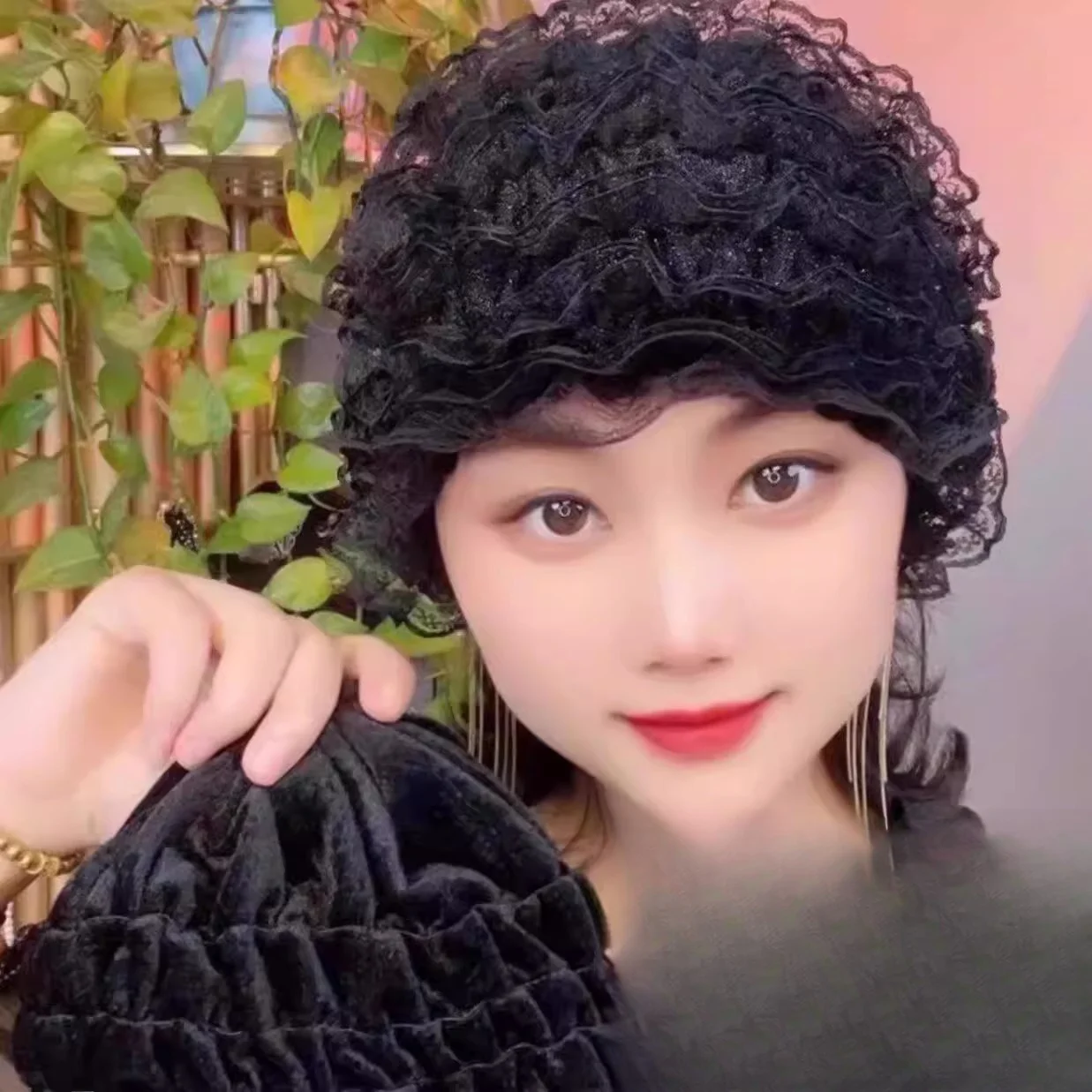 

Летняя новинка 2026: Женская шляпа-хиджаб из кружевной сетки, плотная, дышащая, серая, для маскировки волос, пылезащитная, модная, универсальная