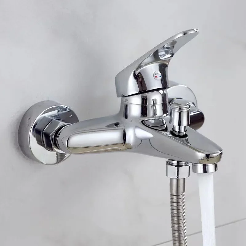 

Hot and Cold Sink Faucets Wall Mount Hand Wash Basic Faucet Shower Multifunction Shower Faucet Mixing Valve Bathroom Accessories