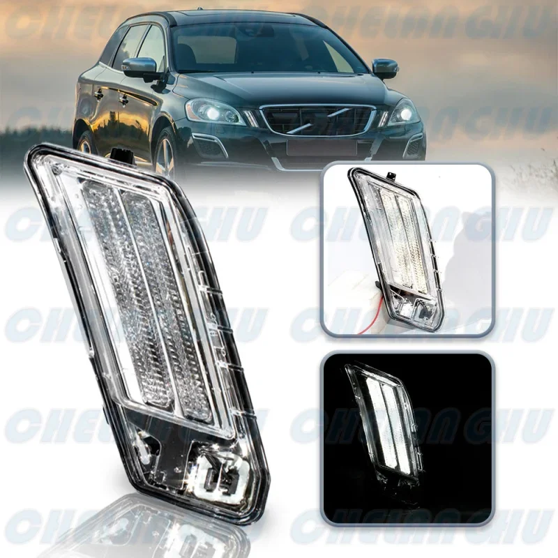 

For Volvo XC60 2010 2011 2012 2013 Right Side Front Bumper LED DRL Daytime Running Light Fog Lamp Light 31290874