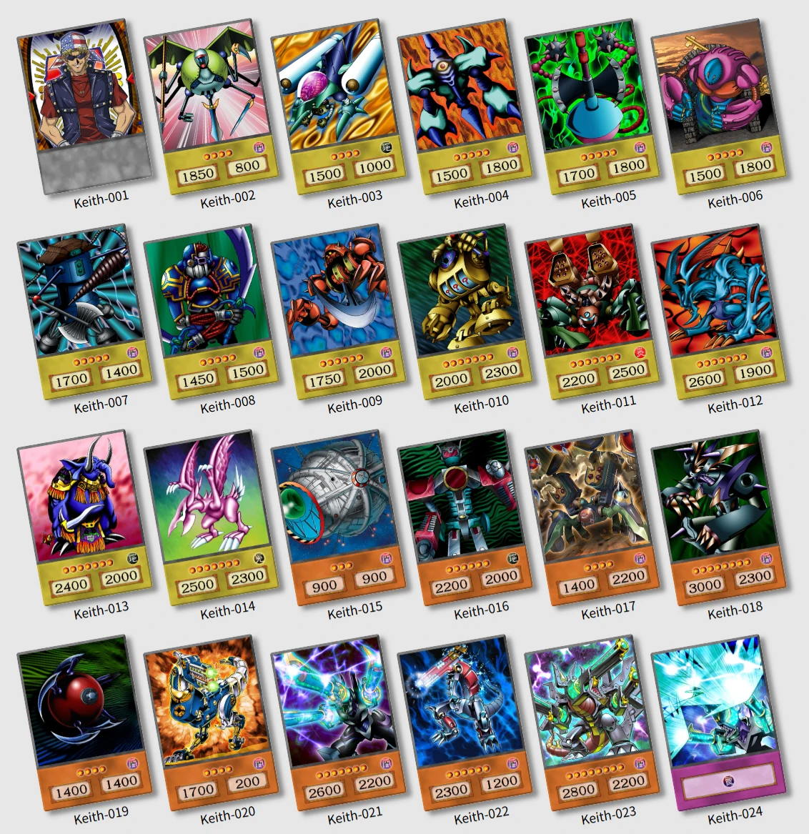 50pcs/set Bandit Keith Howard Character Deck Machine Themed YGO Retro Orica  Anime Manga Game Collection Paper Cards - AliExpress 26