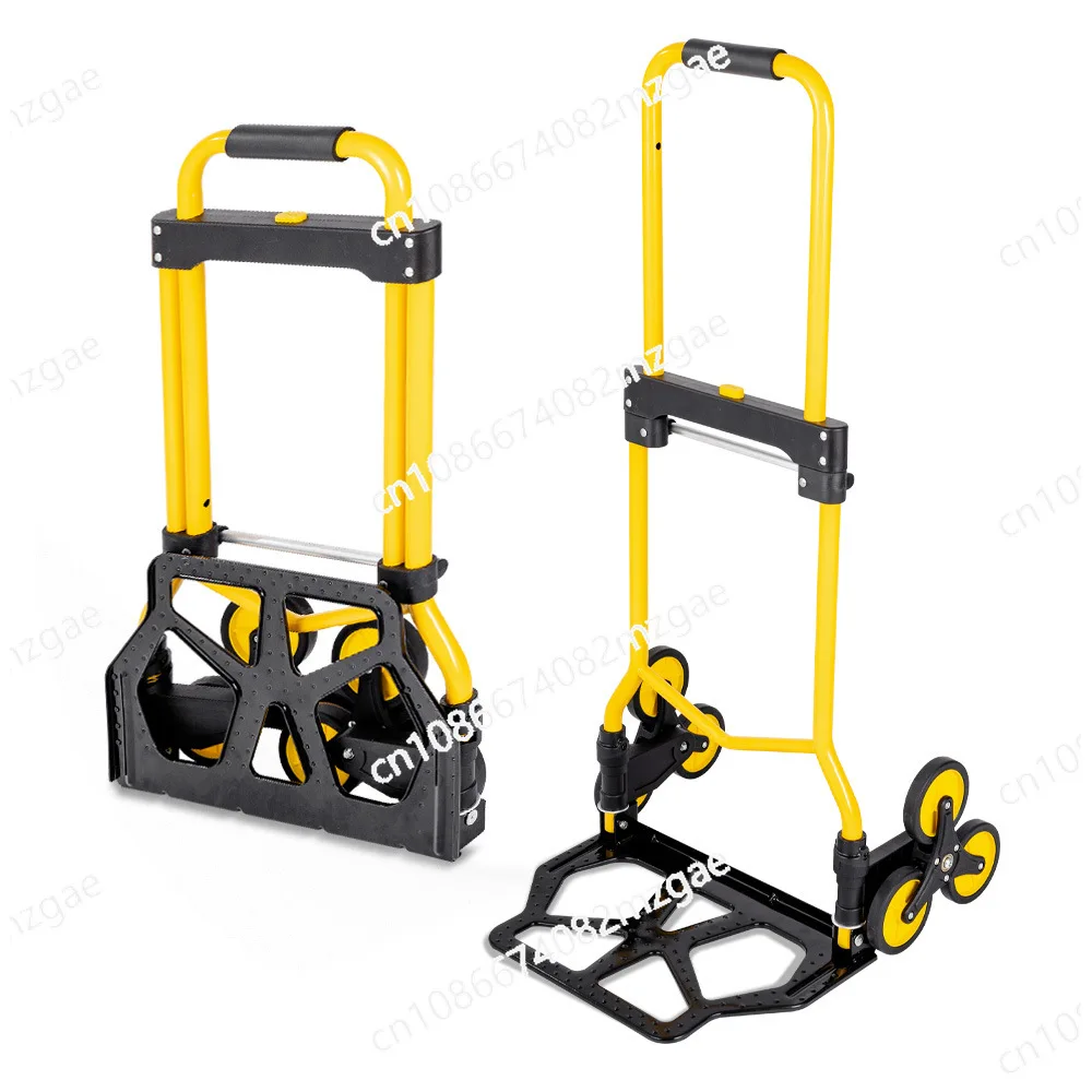 Folding trolley, shopping for vegetables, small pulling cart, folding and handling, small pulling cart, folding small trailer