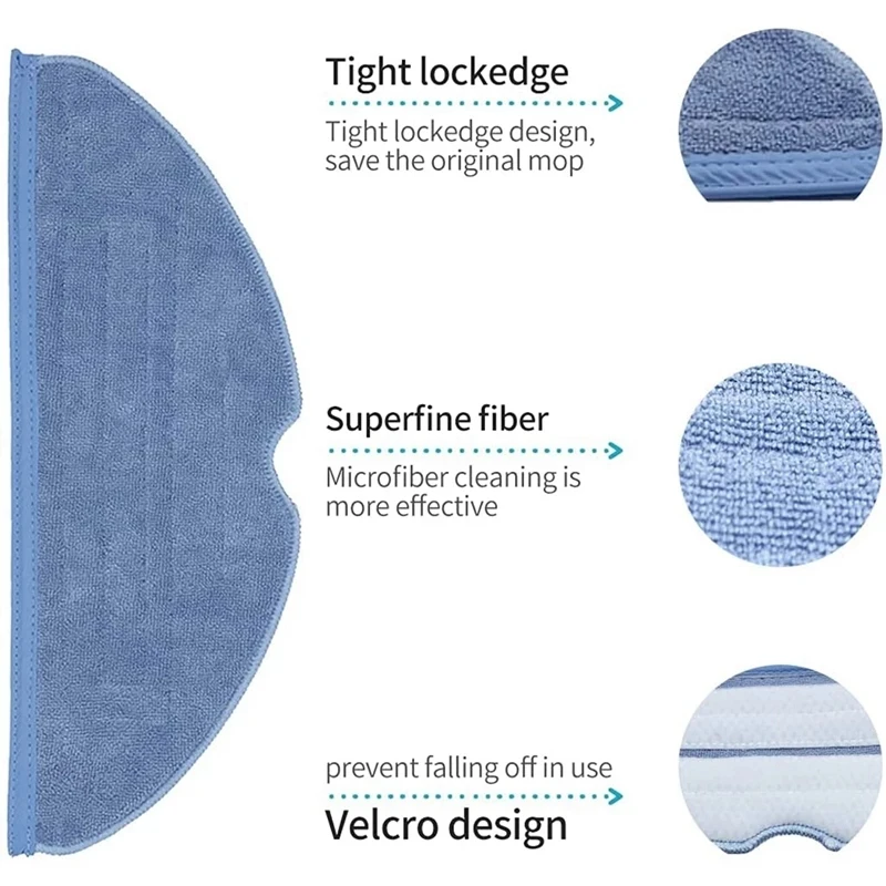 For Xiaomi Roborock S7 Accessories Main Brush HEPA Filter Cleaning Cloth T7S Plus Replacement Parts Side brush Mop Cloths Kit