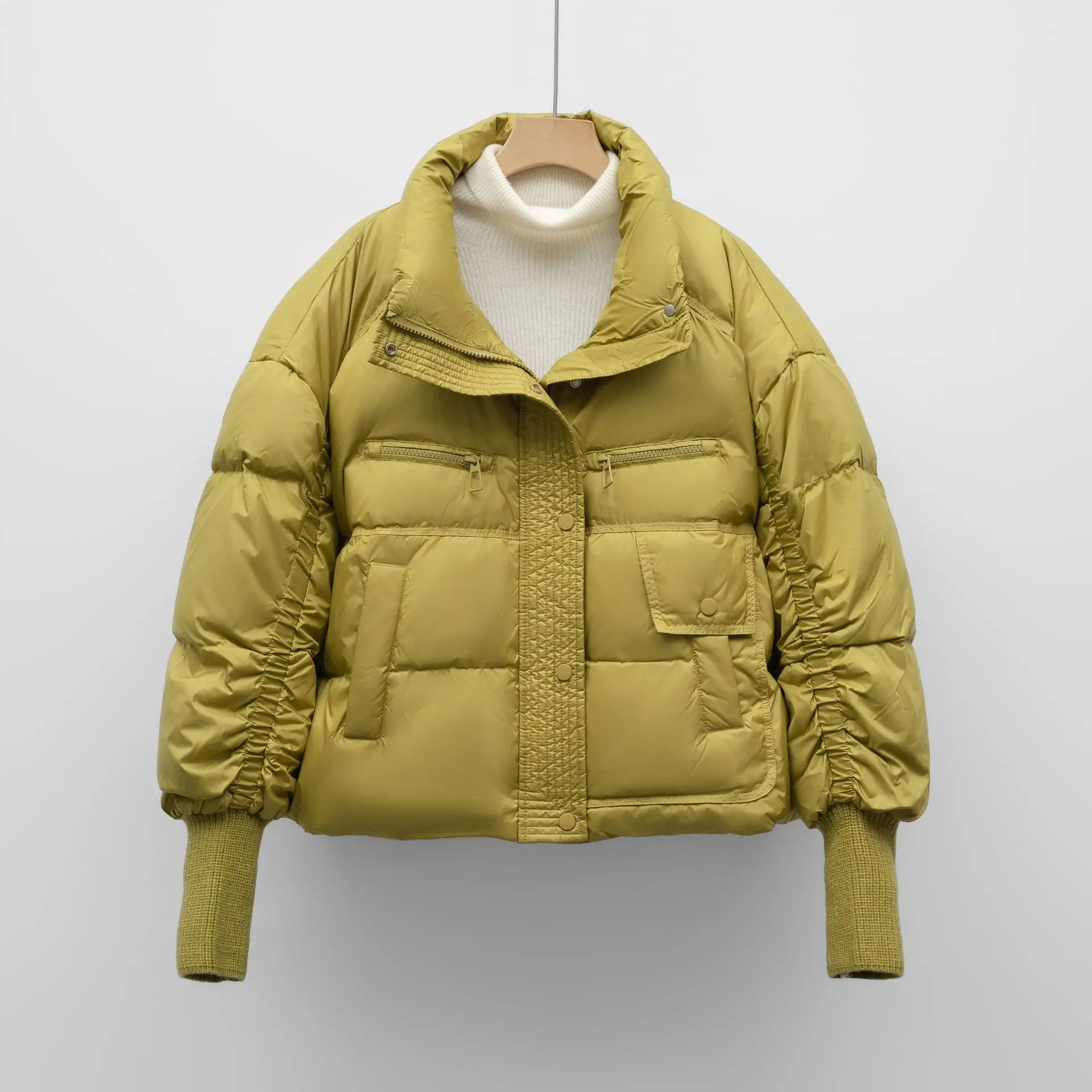 2025 moda inverno feminino jaqueta para deslocamento à prova de vento jaqueta curta