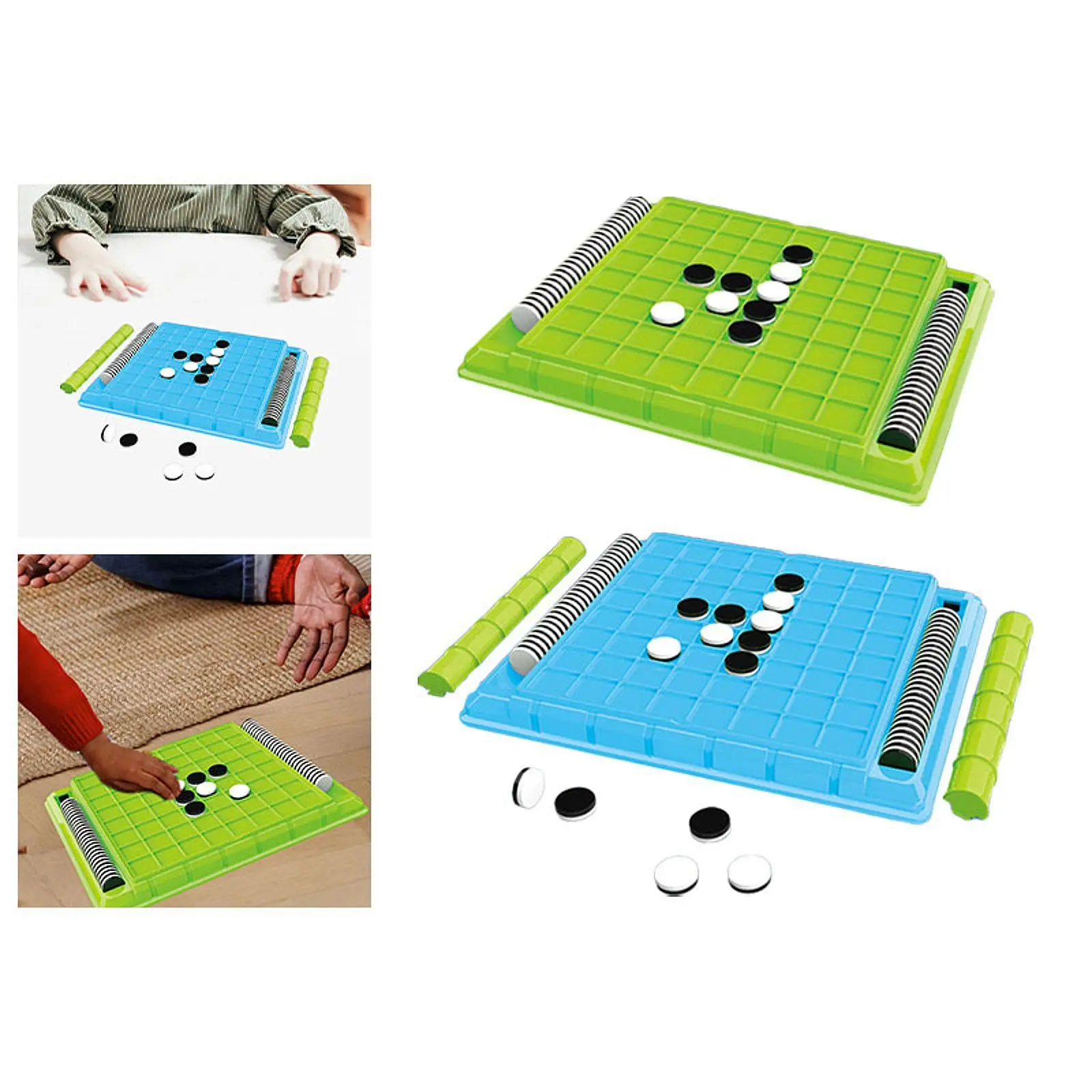 

Reversi Strategy Board Game Interactive Educational Toy Family Game Brain Game for Children Home Travel 6 Years and up Props