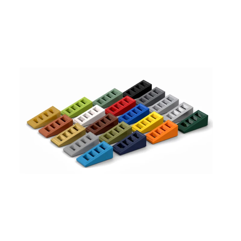 60pcMOC بناء البناء الجسيمات 61409 قطري 2x1x2 مصبغة قطري بلاط لتقوم بها بنفسك بنة الجسيمات لعبة أطفال هدية #3