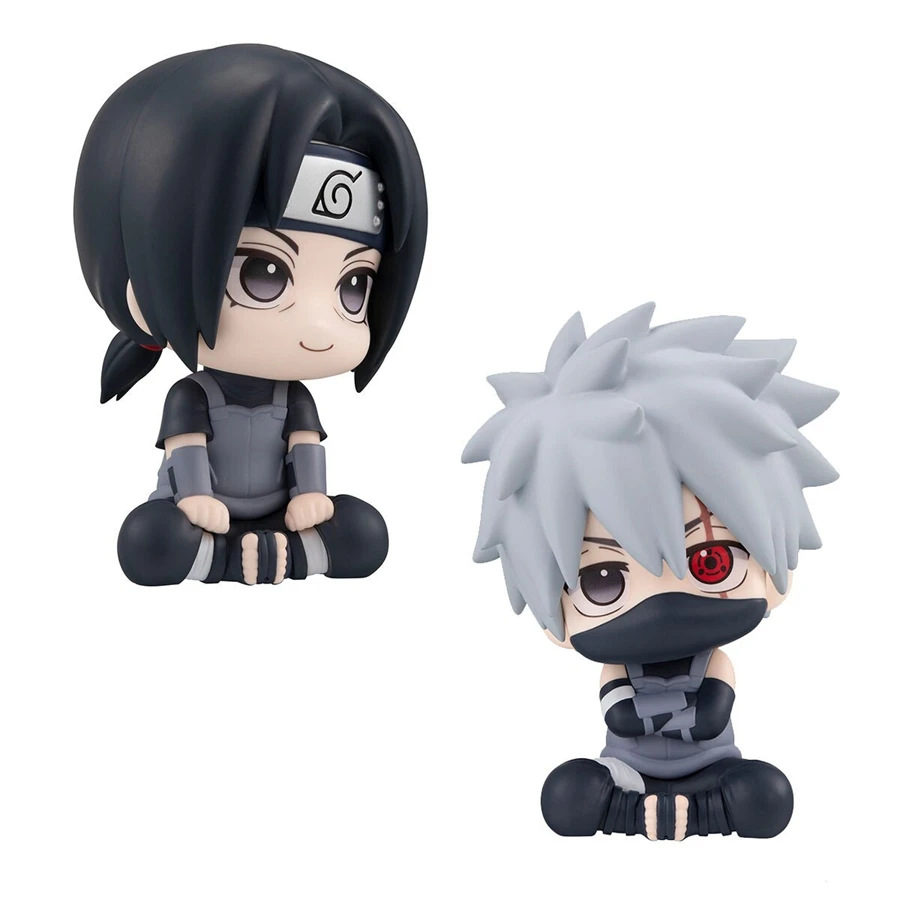 10cm Naruto Anime Figur Naruto Shippuuden Uchiha Itachi Actionfigur Q-Version Kakashi Figurine PVC Sammlermodell Puppe Spielzeug