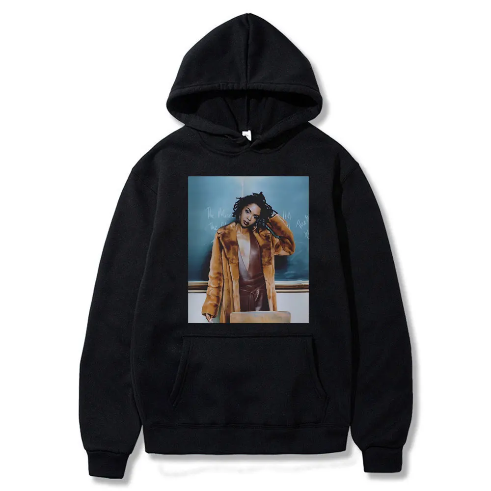 

Lauryn Hill Print Hoodie Hip-hop Legend The Fugees Hoodies Men Women Hip Hop Oversized Streetwear Male Rock Pop Music Sweatshirt