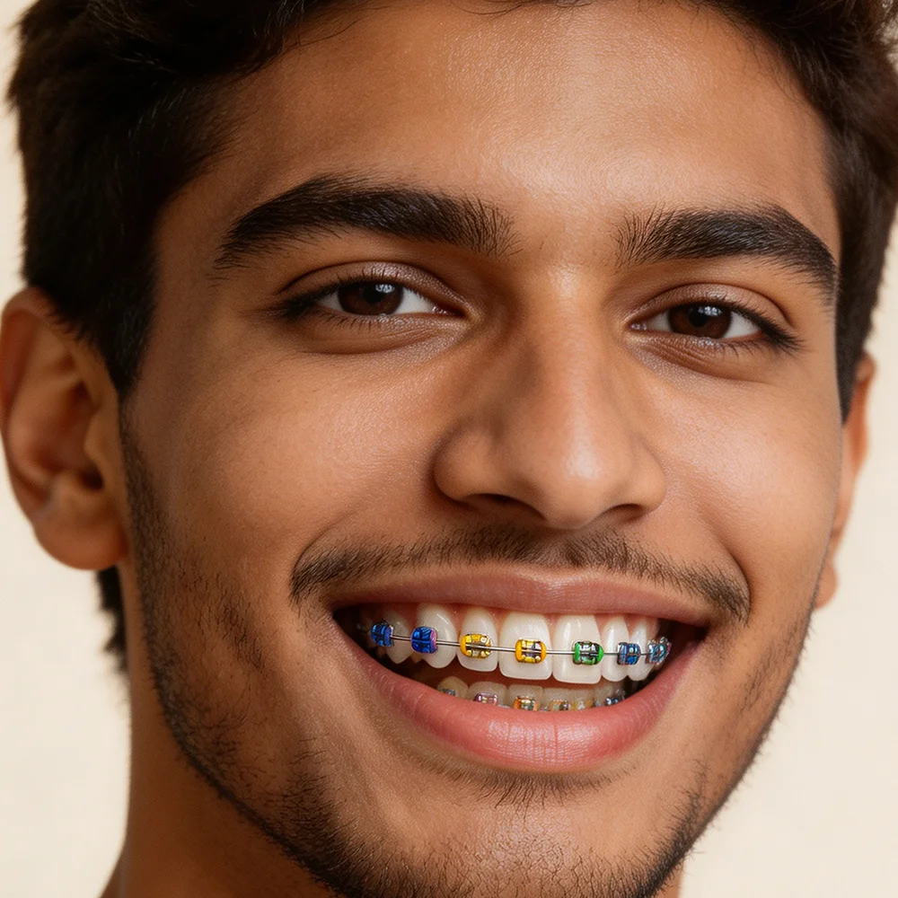 Mehrfarbige orthodontische elastische O-Ring-Gummibänder, mehrfarbige zahnärztliche Ligatur-Gummibänder, orthodontisches Ligaturring-Set - O-Ring-Zahnligaturringe für orthodontische Behandlung und Zahnspangen, 48 Farbe – Detail 2