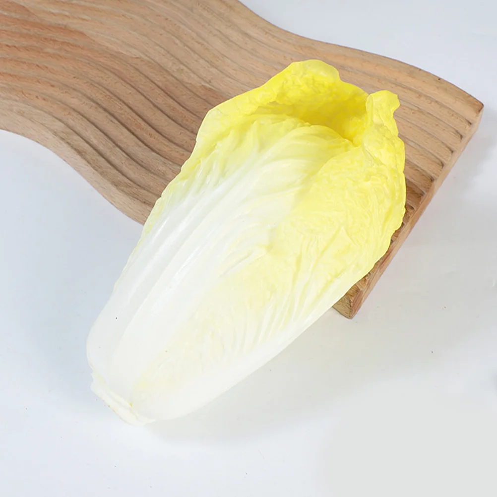 Simulation Vegetable Realistic Chinese Cabbage Prop Kitchen Display Vegetable Model Artificial Vegetable