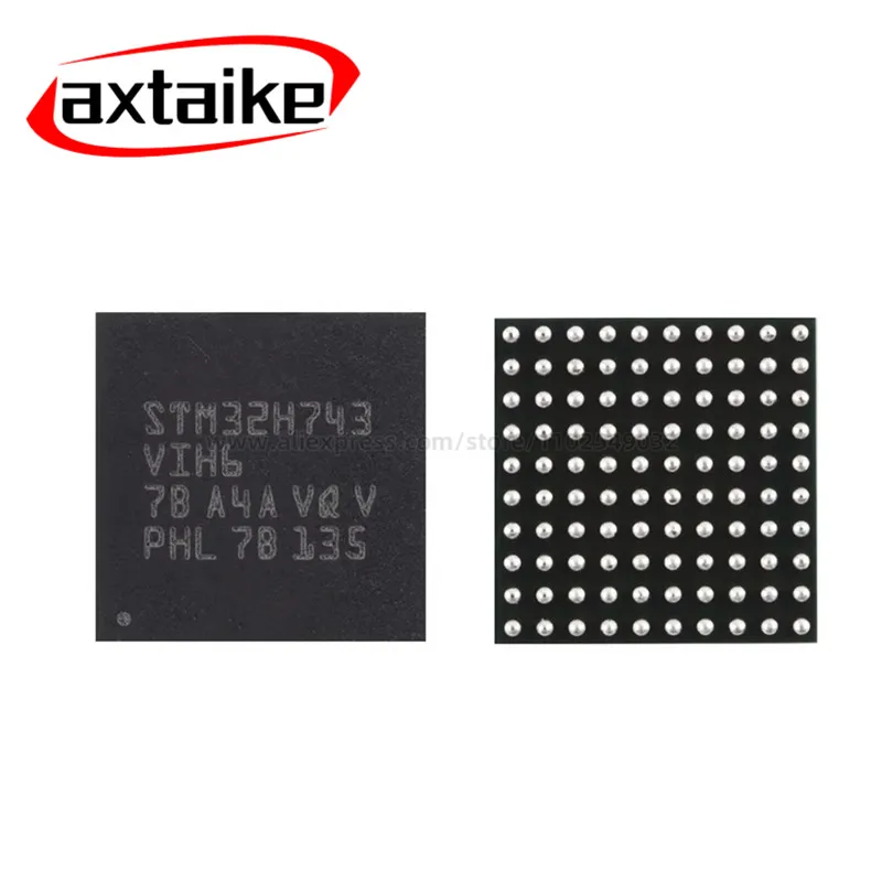 

STM32H743VIH6 STM32H743 TFBGA-100 SMD ARM Cortex-M0 32 bit Microcontroller MCU Chip IC