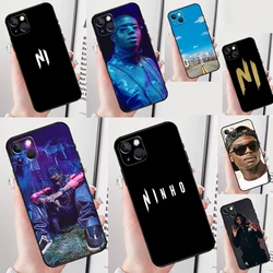 Custodia Ninho France French Rapper per iPhone 15 Pro 11 14 Pro Max 12 13 Mini 7 8 Plus XS X XR SE 2022 2020 Cover posteriore