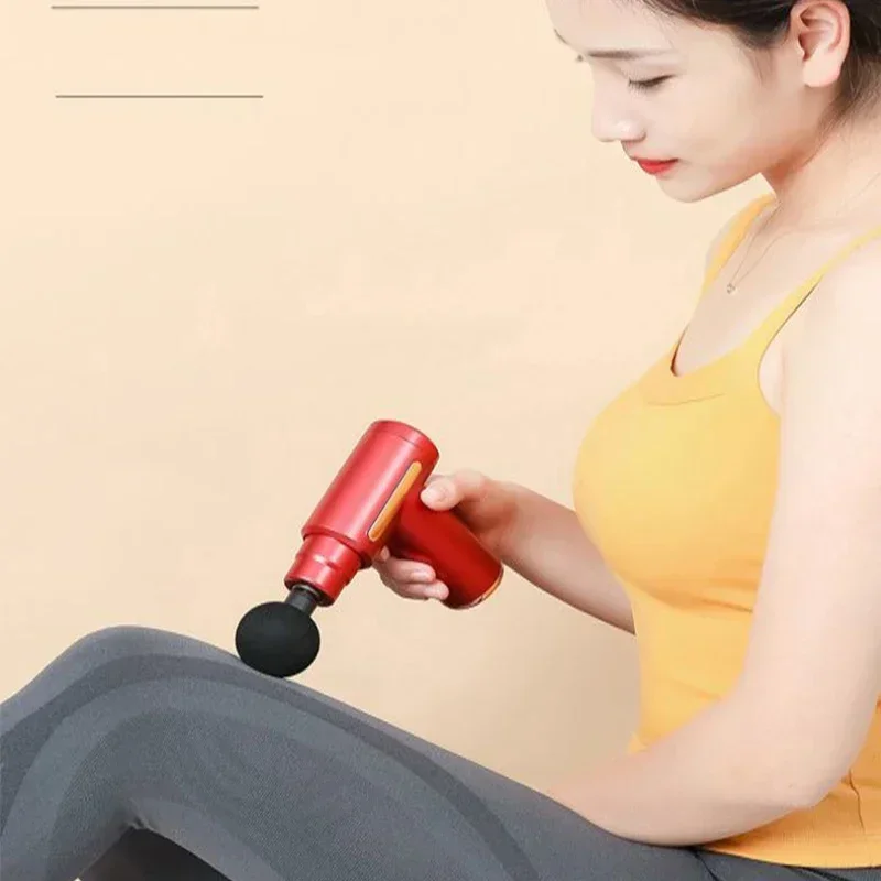 Portable Fascia Gun Deep Tissue Massage Mini Lightweight and Adjustable Speed Massage Equipment Suitable for the Whole Body Bras