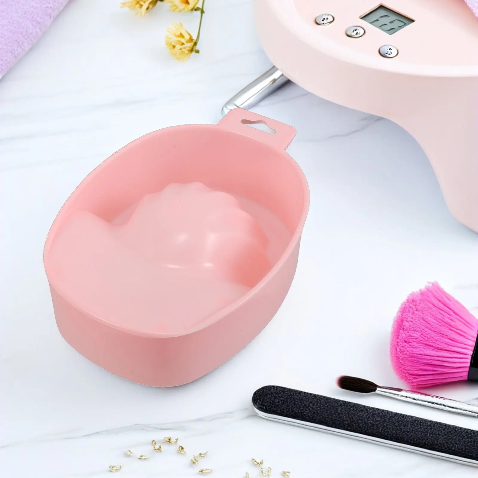 5Pcs Nail Soaking Bowl Ergonomic Spacious Spa Manicure Tub for Salon Home Use Nail Removal Soak Off Bowl Spa Manicure Tub