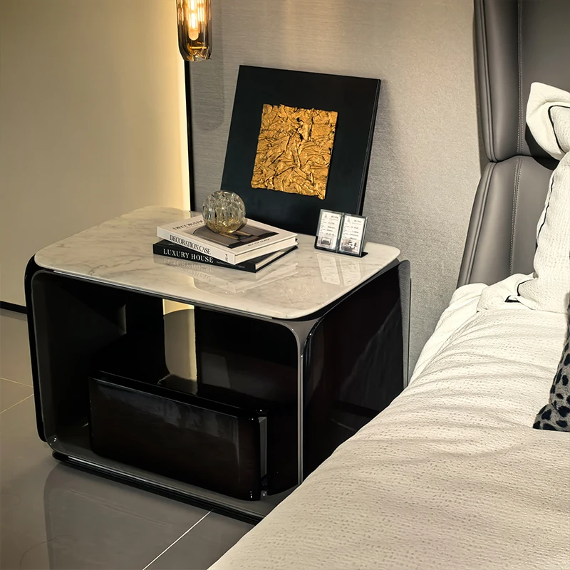 

Bedside Table Design Marble Top Bedroom Furniture Bedside Table