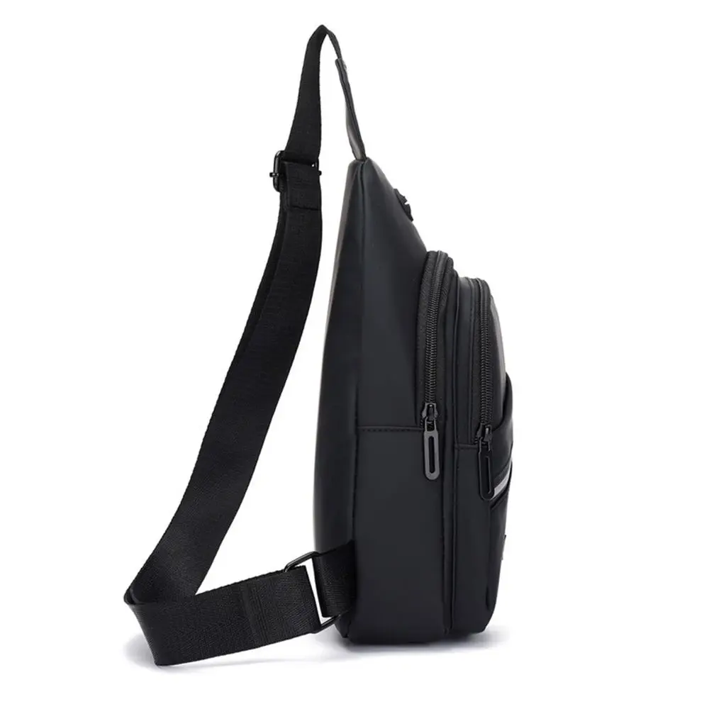 Multi-functional Men\'s Chest Bag Business Casual Oxford Cloth Waist Bag Travel Carry Backpack Waterproof Crossbody Bag