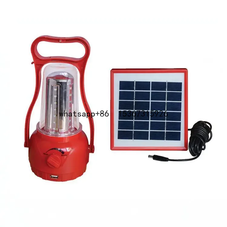 Outdoor solar camping light usb portable tent light led waterproof solar rechargeable emergency light solar energy system