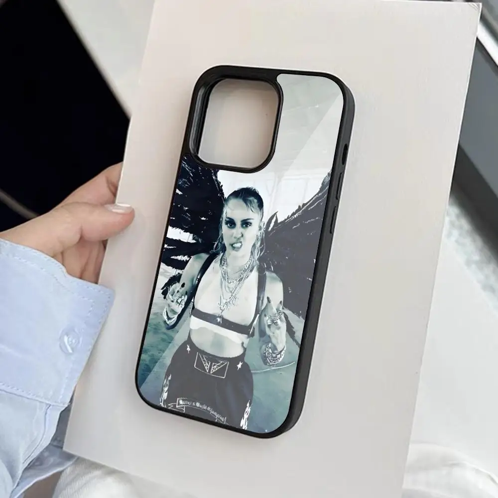 Miley Cyrus etui na telefon Iphone 15 14 13 12 11 Max Mini 8 Plus Se Xr X Xs 2020 PC + etui TPU