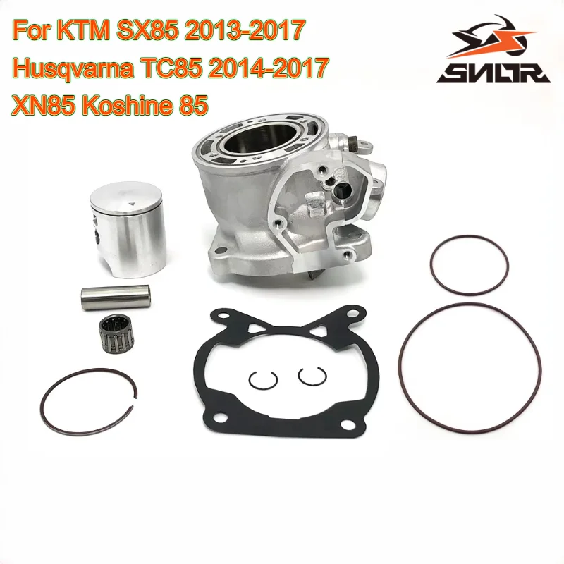 SNOR 47mm Engine Cylinder Block Piston Pin Repair Kit 47130038000 For KTM SX85 2013-2017 Husqvarna TC85 2014-2017 XN85 Koshi 85