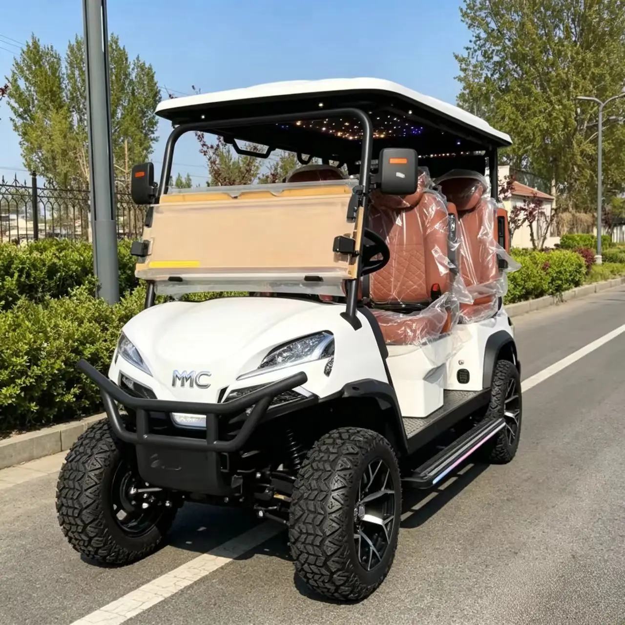 CE certificate Cheap 2 4 6 8 Seater 4000W/5000W/7000W Utility Vehicle Cart Golf Buggy 48/60/72V Battery Drive Electric Golf Car