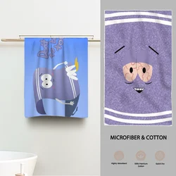 T-Towelie S-South-Park Luxury Bathroom Hand Towels One Side Cotton One Side Microfiber Personalized Gift Dropshipping