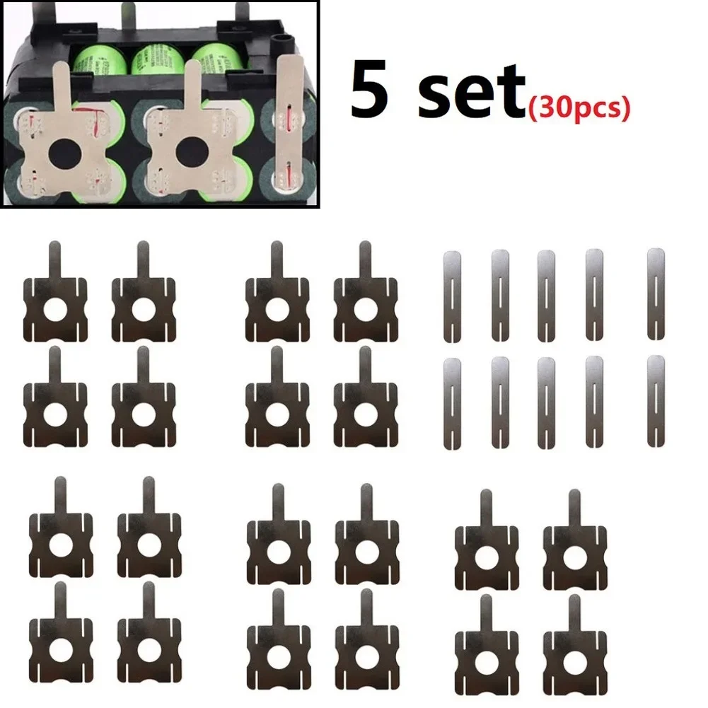 

5 Set 30Pcs Nickel-plated Steel Y-shaped Nickel Strip For Makita Battery Pack Spot Welding & Power Battery Connection