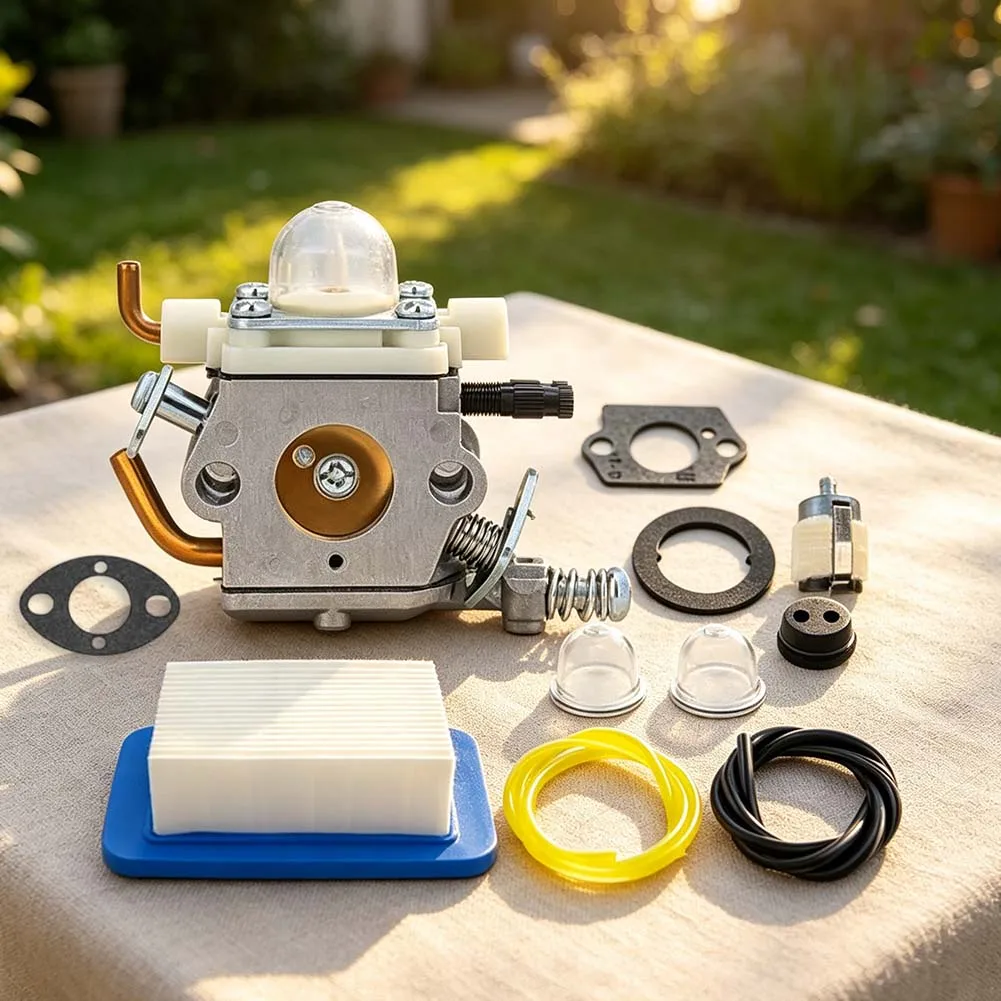 C1M-K77 Replacement Carburetor Kit Fuel Lines Provided Gaskets And Fuel Includes Filter for versatile Carburetor Solution