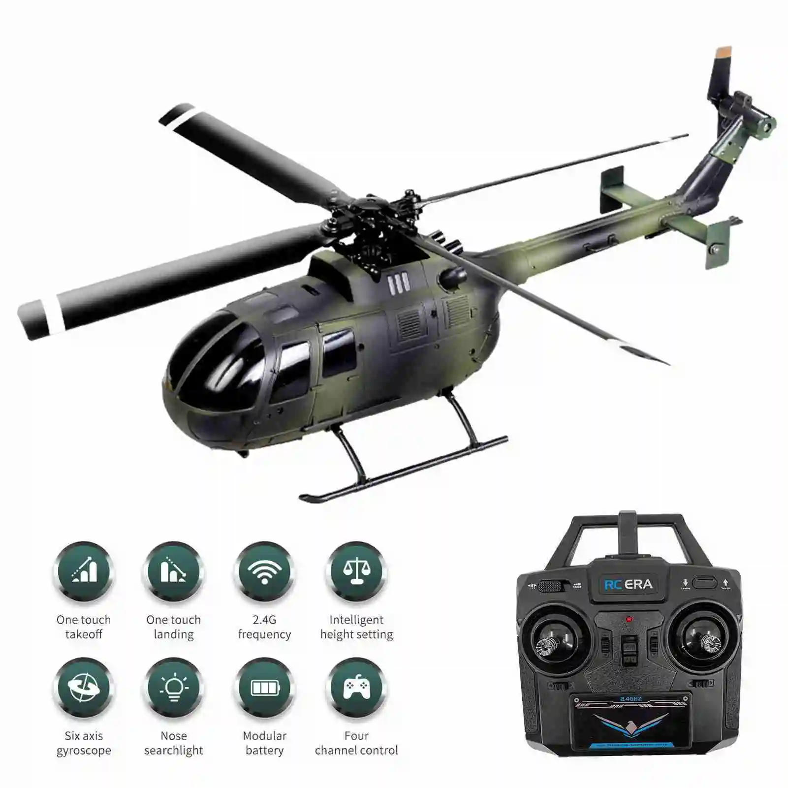 

【Sale】RC Helicopter RC Drone Single Propeller Without Ailerons 6 Axis Gyro Stabilization RC Airplane Altitude Hold Toy