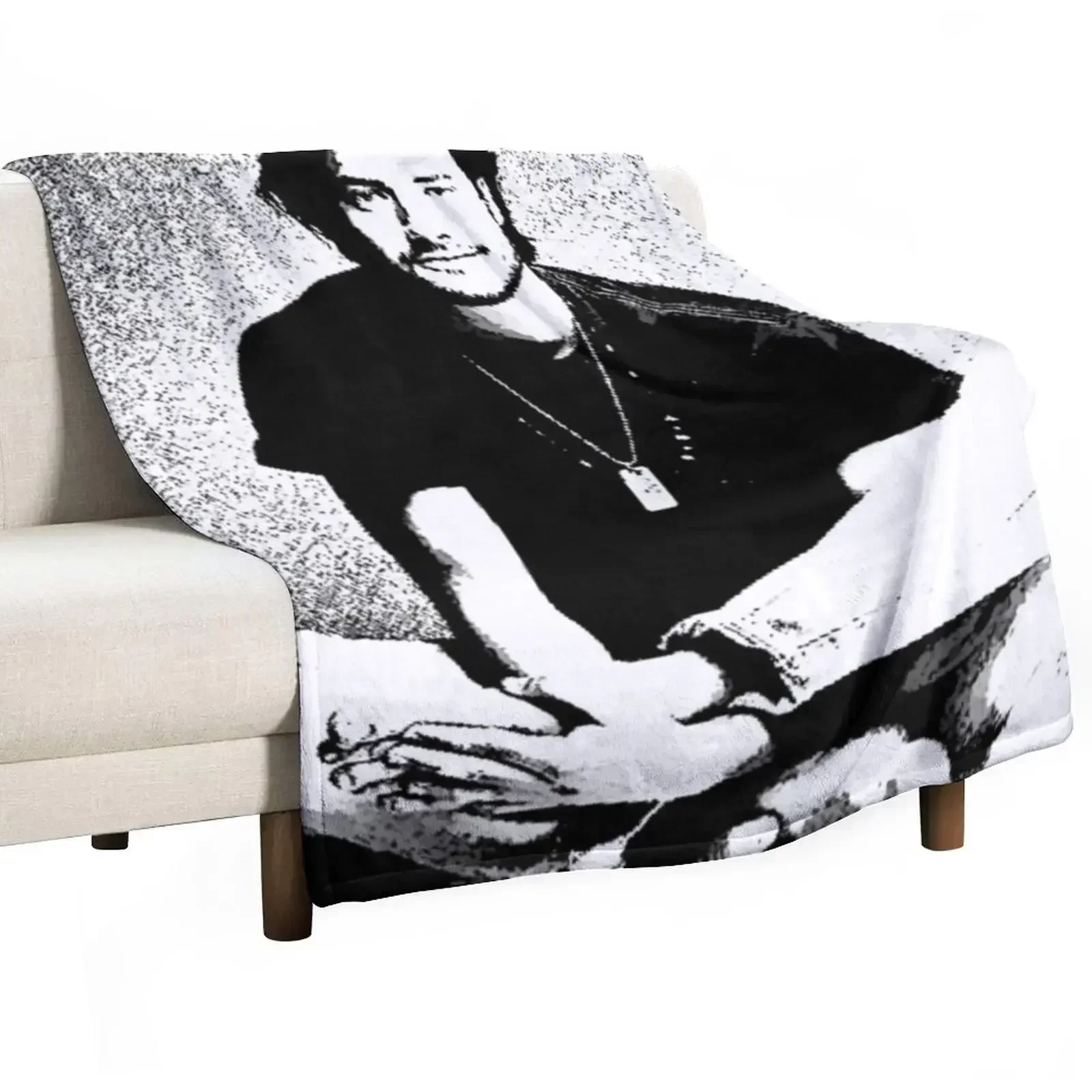 New Fraser Throw Blanket Vintage manga Blankets