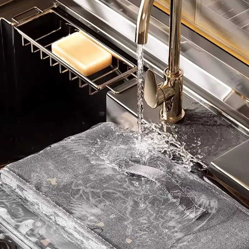 กล่องเก็บของพับได้ขนาดใหญ่สำหรับเสื้อผ้าเครื่องสำอาง 30x20x4 ซม. ฝาปิดนุ่ม กล่องจัดระเบียบสำหรับใช้ในบ้าน