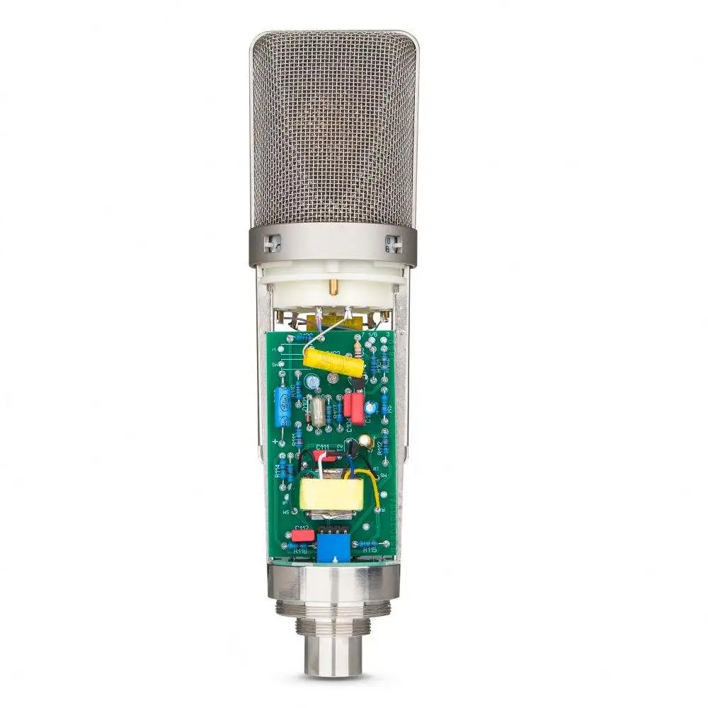 Professional U87AI 48V Wired Venom Magnetic Microphone Large 34mm Diaphragm for Kids Recording and Podcasting in Studios