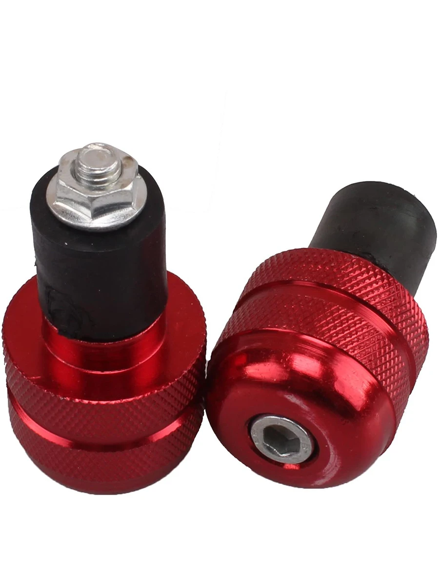 AliExpress 7/8''22mm Motorcycle Handle Bar Ends Grips CNC Metal Handlebar Counterweight Plug Slider Motor Bike Grips Accessories