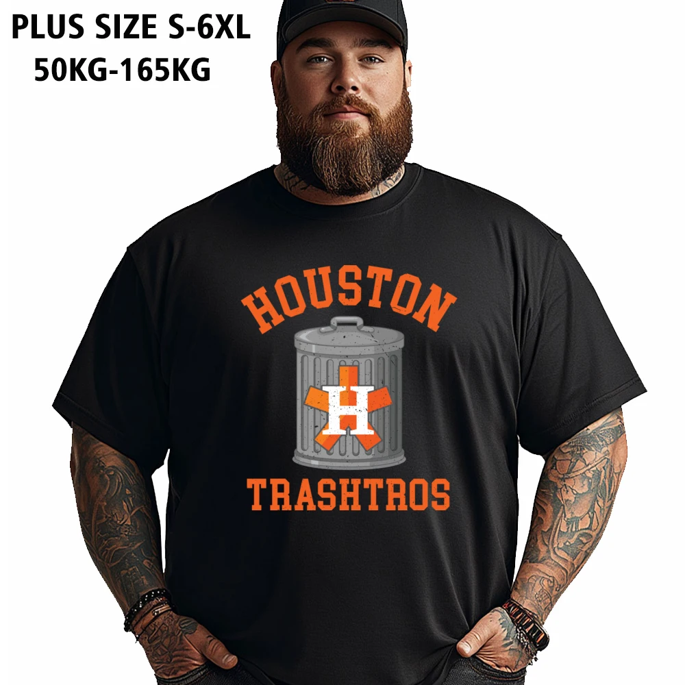 Houston Trashtros Funny Cheaters Cheated Premium Cotton Tees for Men Gift Tshirts Plus Size 6XL O-Neck Tops Tees Short Sleeve