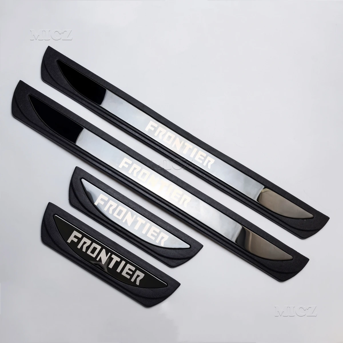 For Nissan FRONTIER PRO 4X 2021 2020 2019 2017 2022 Car Accessories Door Sill Protector Pedal Scuff Plate Styling Sticker Trim