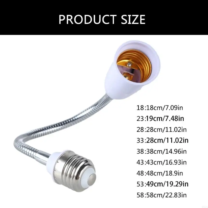 066A E27 إلى E27 مصباح المقبس الإضافي لمقبس المصباح لمصابيح مختلفة لمصابيح مختلفة