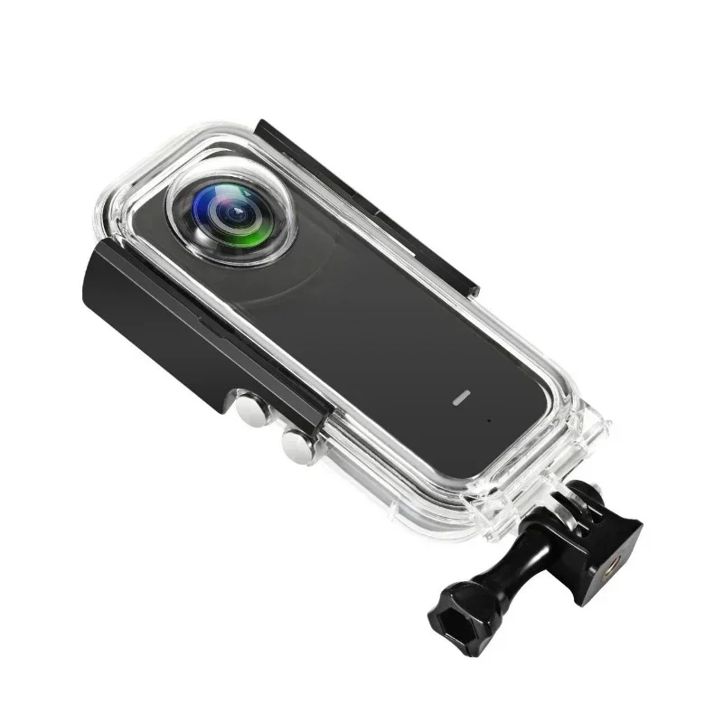 Imagem -04 - Impermeável Dive Housing Shell Insta 360 x3 Capa para Insta360 One x Acessórios para Câmera de Ação 40m