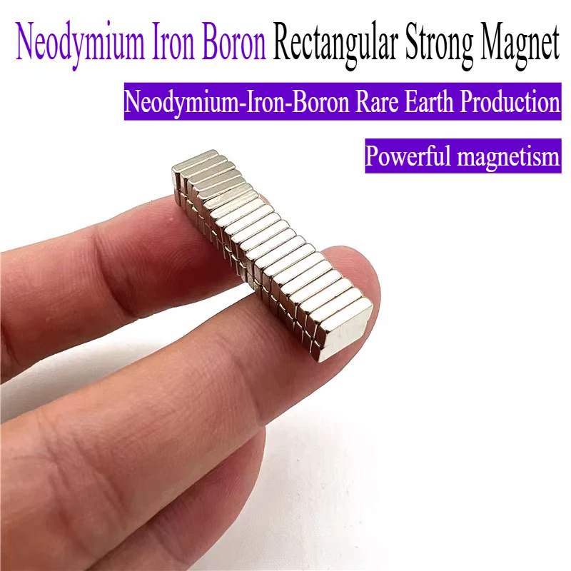 

50pcs/lot Rectangular strong magents, 6-12 mm diameter, suitable for refrigerators, offices, and handheld devices..