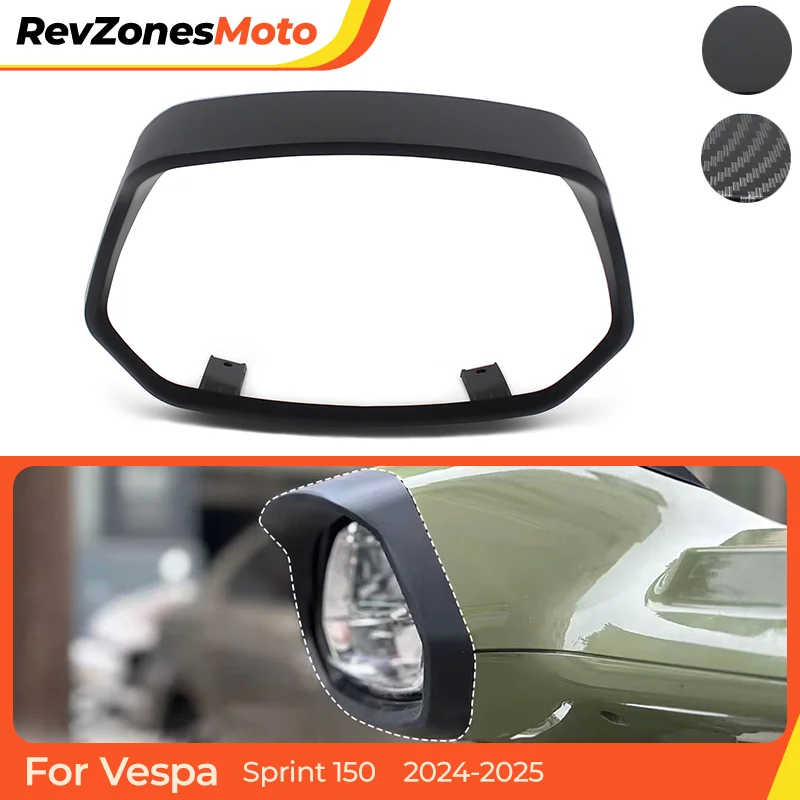 

Vespa Sprint 150 Headlight Protector Cover ABS Lamp Guard & Fairing Frame Motorcycle Accessory