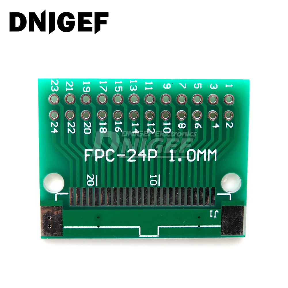 5PCS FPC FFC 0.5mm 1mm Pitch Double Side Adapter Socket Plate PCB Board Connector DIY KIT 6 8 10 12 20 40 50 Pin to DIP 2.54mm