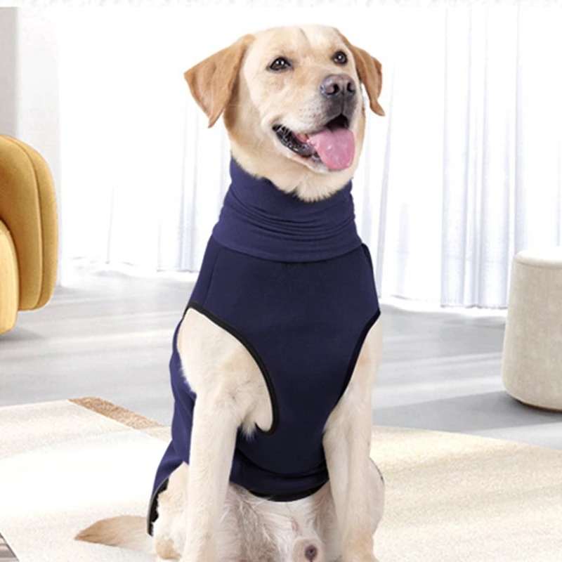 Winter Dog Emotional Comfort Clothing Fashion Solid Color Reflective Jacket Vest Medium Large Dog Clothesshirtpets Accessories