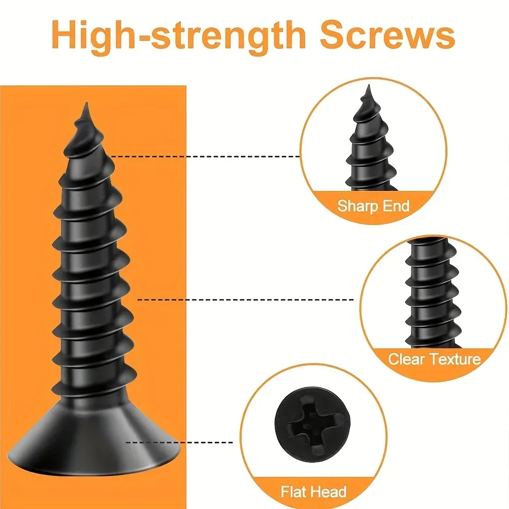 36pcs/Box Black L-shaped right Angle Support Accessories with screws Heavy duty connection Angle connector Wardrobe fixed image 6