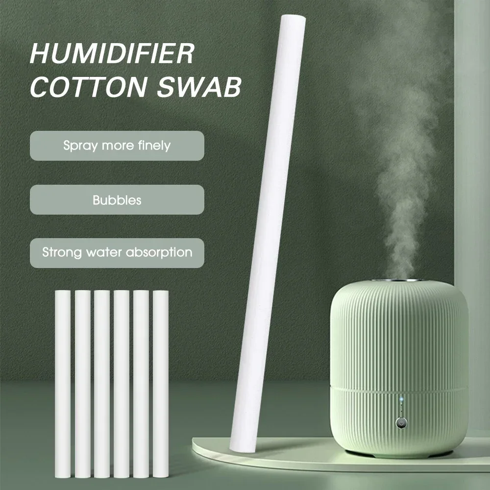 Humidifier Filter Swab Cotton Sponge Stick Absorbent Cotton Swab  Aromatherapy Machine Replacement Wicks Cut According Size 7mm