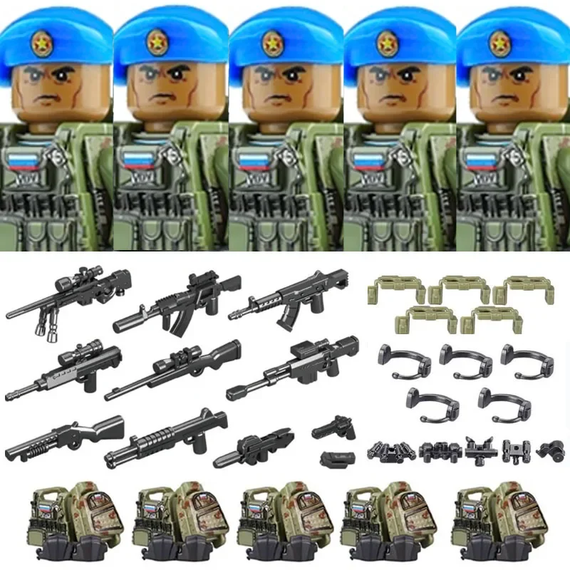 Militär Armee Figuren Bausteine SWAT Ghost Commando Special Forces Soldat Waffen Pistole Hut Schild Gürtel AK Mini Ziegel Spielzeug